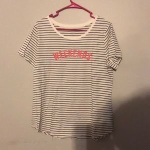Striped WEEKENDS Shirt